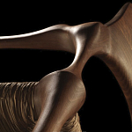 Стул из Ореха с плетеным сидением Kronos Dining Chair Brown варинант исполнения - 2 | Loft Concept в Тюмени