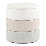 Пуф Three Colors в ткани букле из трех цветов  варинант исполнения - 1 | Loft Concept в Тюмени