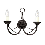 Бра черного цвета с лампой в форме свечи Elstead Lighting варинант исполнения - 4 | Loft Concept в Тюмени