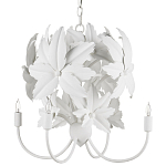 Люстра белая в виде цветков шиповника White Rosehip Flower варинант исполнения - 2 | Loft Concept в Тюмени