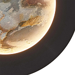 Бра в форме диска черного цвета Borders of Black варинант исполнения - 2 | Loft Concept в Тюмени