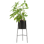 Кашпо из металла Elevated Planters черное варинант исполнения - 2 | Loft Concept в Тюмени