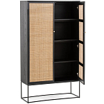 Шкаф с 2-мя дверцами из ротанга ручной работы Fuse Wicker Furniture варинант исполнения - 3 | Loft Concept в Тюмени