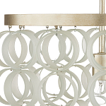 Потолочный светильник с каскадом из круглых декоративных колец Waterfall from the Rings варинант исполнения - 1 | Loft Concept в Тюмени