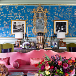 Обои ручная роспись Houghton Canton Blue варинант исполнения - 5 | Loft Concept в Тюмени