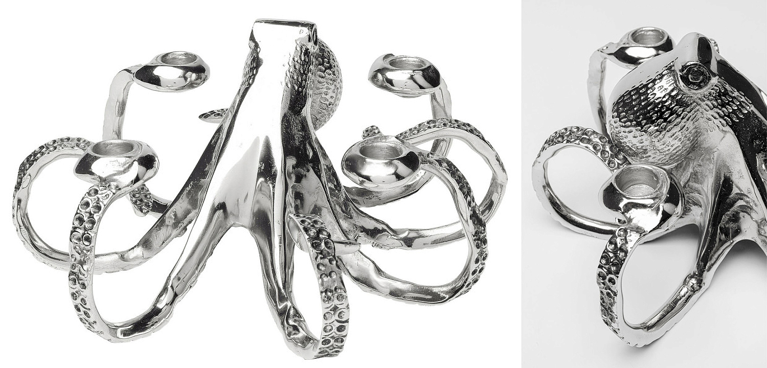 Подсвечник Chrome Octopus Подсвечник Chrome Octopus - Loft-Concept в Тюмени