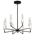 Люстра с прозрачными плафонами из стекла Umbrella варинант исполнения - 2 | Loft Concept в Тюмени