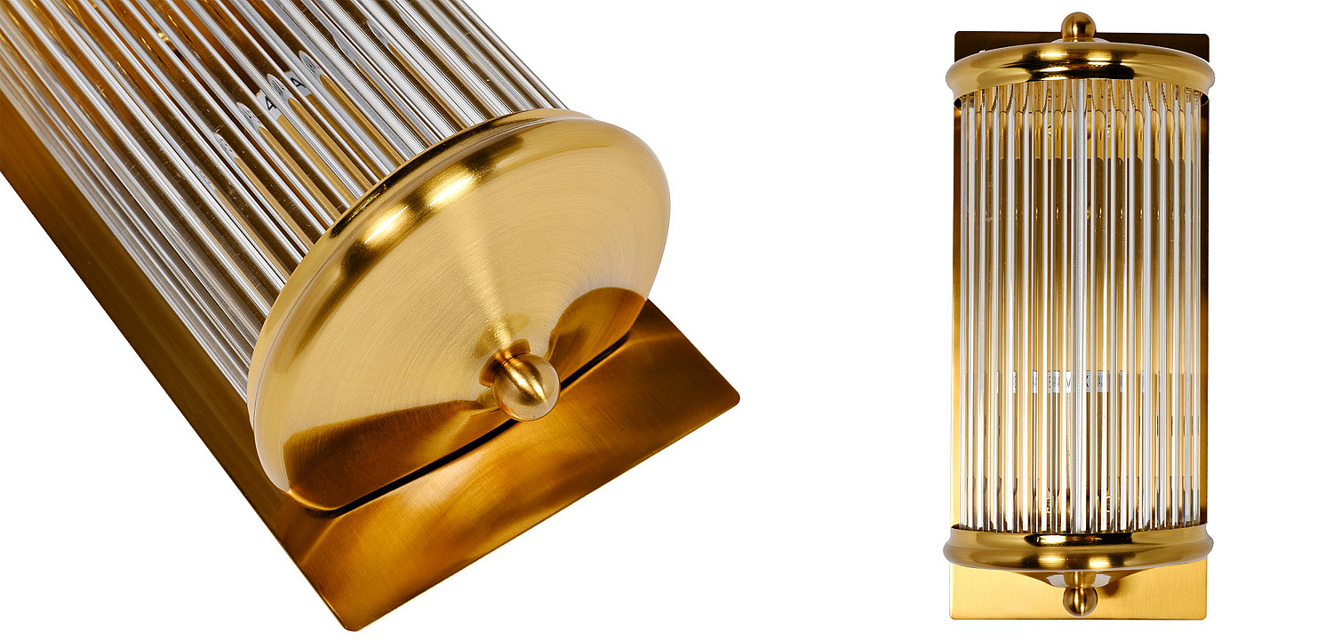 Бра Einar Glass TUBE Gold Бра Einar Glass TUBE Gold - Loft-Concept в Тюмени