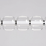 Люстра линейная с 6-ю прозрачными стеклянными плафонами округлой формы HANDLE GRAPE варинант исполнения - 4 | Loft Concept в Тюмени