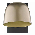 Бра с наклонным плафоном в сочетании золотистого и чёрного цвета Sconce with Sloping Shade варинант исполнения - 1 | Loft Concept в Тюмени