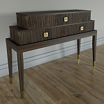 Премиальная Консоль с тремя ящиками Elsa Dreams Walnut варинант исполнения - 1 | Loft Concept в Тюмени