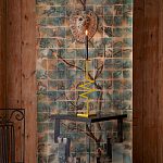 Обои ручная роспись Braganza Standard colourway on dyed paper варинант исполнения - 3 | Loft Concept в Тюмени