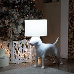 Лампа COLLECTION OF DOGS с абажуром Бультерьер варинант исполнения - 10 | Loft Concept в Тюмени