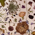 Круглый журнальный столик со столешницей из эпоксидной смолы Epoxy Resin Flowers Coffee Table варинант исполнения - 10 | Loft Concept в Тюмени