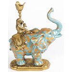 Фарфоровый подсвечник Слон с эмоцией Fluens варинант исполнения - 2 | Loft Concept в Тюмени