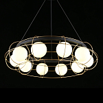 Люстра подвесная круглая с белыми плафонами Martin варинант исполнения - 1 | Loft Concept в Тюмени