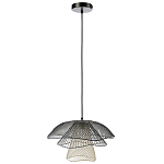 Подвесной светильник Black Grey Mesh Lampshade Hanging Lamp варинант исполнения - 2 | Loft Concept в Тюмени