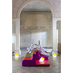 Дизайнерское кресло зеленое Poltronova Sofo Verosa Green Pink Armchair варинант исполнения - 8 | Loft Concept в Тюмени