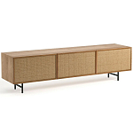 ТВ-тумба с декором из ротанга Pansy Rattan TV Stand варинант исполнения - 6 | Loft Concept в Тюмени