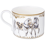 Чайный сервиз из фарфора с изображением лошадей на 6 персон 14 предметов Porcelain Horse Set варинант исполнения - 4 | Loft Concept в Тюмени