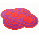 Дизайнерский ковер розовый Poltronova Sofo Rosancio Rug варинант исполнения - 2 | Loft Concept в Тюмени