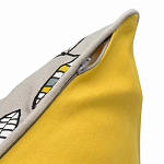 Чехол на подушку с рисунком и вышивкой Aurora Allure Sprout варинант исполнения - 4 | Loft Concept в Тюмени