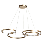 Люстра подвесная светодиодная в виде волнообразной ленты Ribbon Vortex варинант исполнения - 15 | Loft Concept в Тюмени