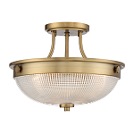 Потолочный светильник со стеклянным плафоном в виде купола Quoizel варинант исполнения - 11 | Loft Concept в Тюмени