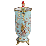 Ваза с двумя птичками из фарфора с бронзовыми элементами Garden of Eden варинант исполнения - 3 | Loft Concept в Тюмени