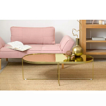 Кофейный столик овальный золотой Modern Mirror Gold Table варинант исполнения - 1 | Loft Concept в Тюмени