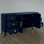 Большой Комод-буфет Elsa Dreams Blue с ящиками варинант исполнения - 6 | Loft Concept в Тюмени