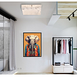 Люстра потолочная квадратная минималистичная Perfection of Geometry варинант исполнения - 5 | Loft Concept в Тюмени