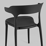 Черный стул из прочного PP-пластика JORIS варинант исполнения - 5 | Loft Concept в Тюмени