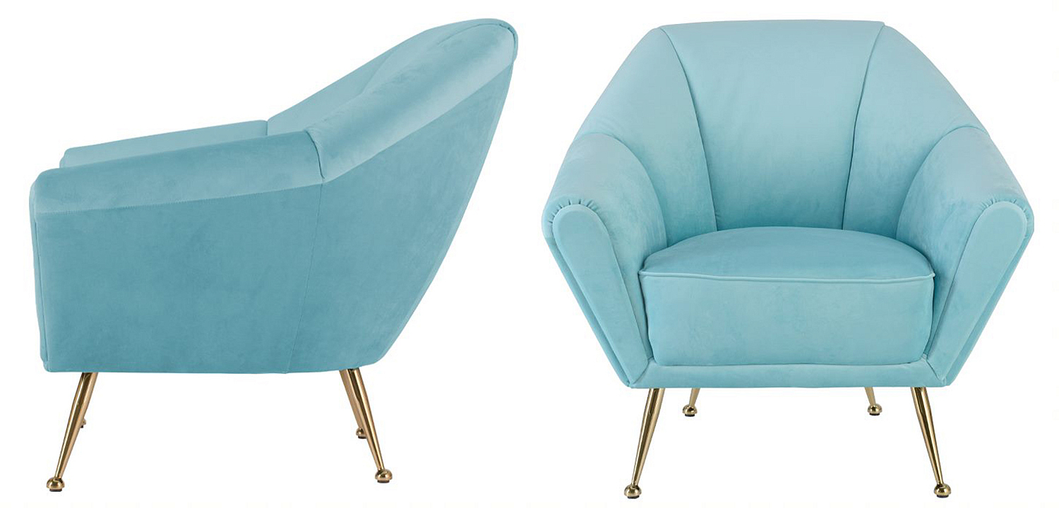 Кресло Brunner Chair light blue Кресло Brunner Chair light blue - Loft-Concept в Тюмени