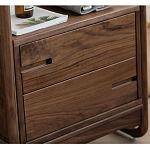 Вешалка деревянная с 2- мя ящиками Moon Walnut Furniture варинант исполнения - 8 | Loft Concept в Тюмени