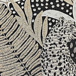 Мебельная ткань Шенилл коричневый принт 280 см T2-146 варинант исполнения - 2 | Loft Concept в Тюмени