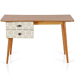 Письменный стол с принтом на ящиках Elise Desk варинант исполнения - 4 | Loft Concept в Тюмени