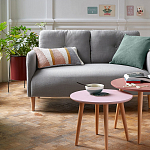 Кашпо из металла Elevated Planters красное варинант исполнения - 3 | Loft Concept в Тюмени