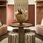 Панно на стену плетеное Макраме бежевый цвет  варинант исполнения - 7 | Loft Concept в Тюмени