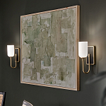  Бра с прямоугольным черным основанием и белым матовым цилиндрическим плафоном Kichler варинант исполнения - 15 | Loft Concept в Тюмени