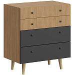 Комод с принтом на ящиках Elise Chest of Drawers варинант исполнения - 10 | Loft Concept в Тюмени