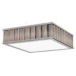 Потолочный светильник квадратный с гофрированным абажуром цвета графит Millennium варинант исполнения - 2 | Loft Concept в Тюмени