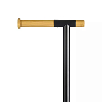 Держатель для туалетной бумаги с подвесным ершиком Black Bathroom Accessory варинант исполнения - 3 | Loft Concept в Тюмени