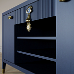 Комод-буфет Elsa Dreams Blue с открытыми полками   варинант исполнения - 7 | Loft Concept в Тюмени