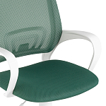 Офисное кресло с основанием из белого пластика Desk chairs Green варинант исполнения - 6 | Loft Concept в Тюмени