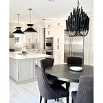 Люстра черная с несколькими ярусами деревянных палочек Bright Wooden Chandelier варинант исполнения - 4 | Loft Concept в Тюмени