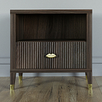 Прикроватная тумбочка с полкой Elsa Dreams Walnut  варинант исполнения - 5 | Loft Concept в Тюмени