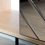 Шкаф-буфет с зеркальным декором Serena Cupboard варинант исполнения - 3 | Loft Concept в Тюмени