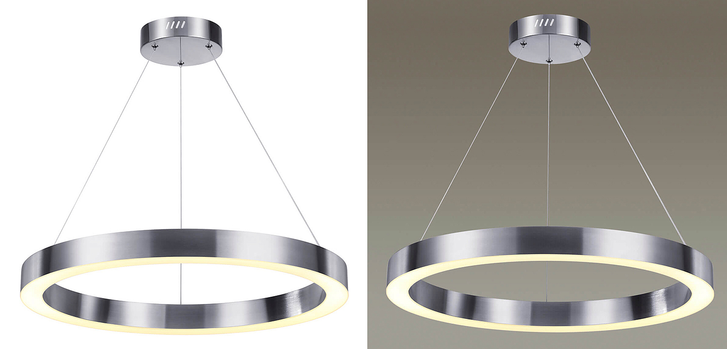 Подвесной светильник Nickel Ribbon Ring 60 Подвесной светильник Nickel Ribbon Ring 60 - Loft-Concept в Тюмени