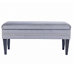 Мягкая банкетка с зоной для хранения Casket Grey варинант исполнения - 1 | Loft Concept в Тюмени